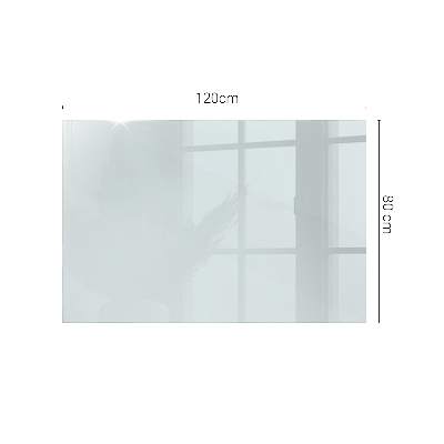 Rechteckige tischplatte transparent