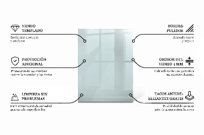 Rechteckige tischplatte transparent