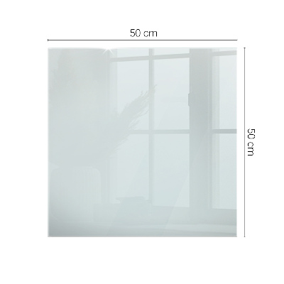 Rechteckige tischplatte transparent