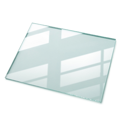 Rechteckige tischplatte transparent