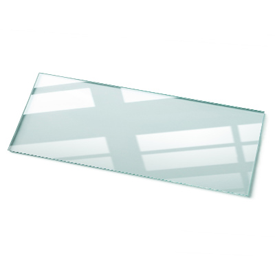 Rechteckige tischplatte transparent