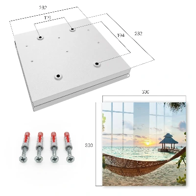 Schlüsselschrank für den Flur Strandentspannung