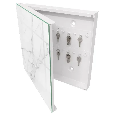 Schlüsselschrank Marmor-Eleganz