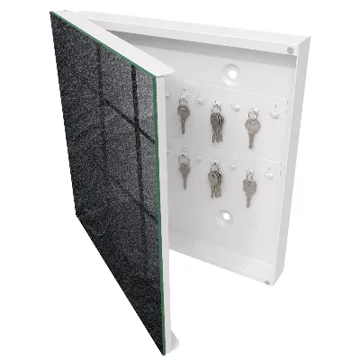Schlüsselschrank für den Flur Steinstruktur