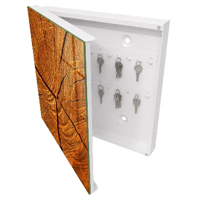 Schlüsselkasten modern Holzmaserung
