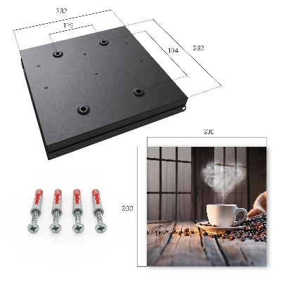 Schlüsselschrank für den Flur Kaffeeherz
