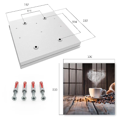 Schlüsselschrank für den Flur Kaffeeherz