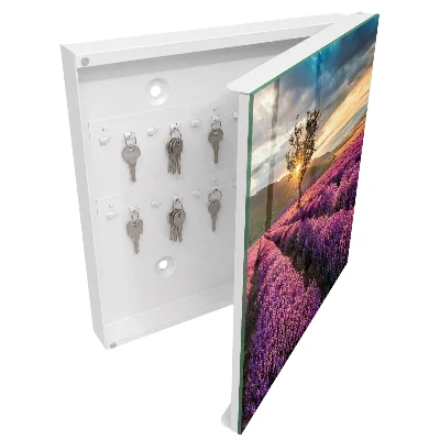 Schlüsselkasten modern Lavendel-Sonnenuntergang