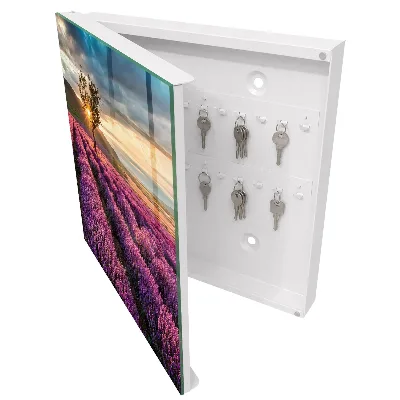 Schlüsselkasten modern Lavendel-Sonnenuntergang