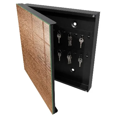 Schlüsselkasten modern Holzstruktur