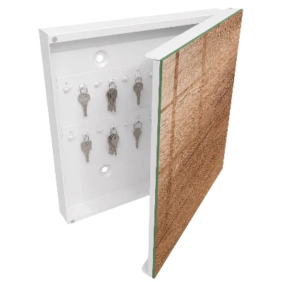 Schlüsselkasten modern Holzstruktur