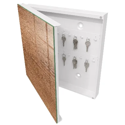 Schlüsselkasten modern Holzstruktur