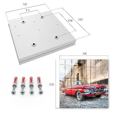 Schlüsselschrank für den Flur Retro-Auto