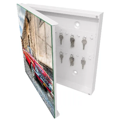 Schlüsselschrank für den Flur Retro-Auto