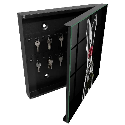 Schlüsselschrank für den Flur Die Eleganz einer Rose