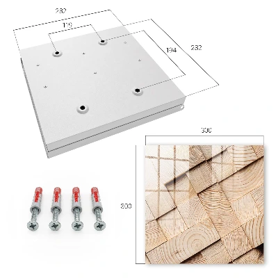 Schlüsselkasten modern Holzstruktur