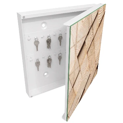 Schlüsselkasten modern Holzstruktur