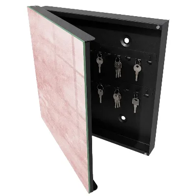 Schlüsselschrank für den Flur Rosa Webmuster