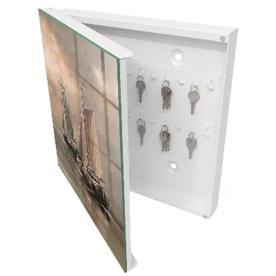 Schlüsselschrank für den Flur Seesegelschiffe