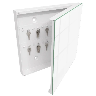 Schlüsselschrank Weiß