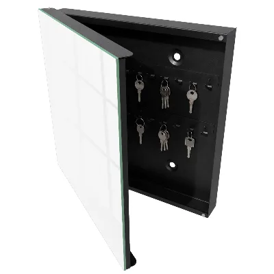 Schlüsselschrank für den Flur Schwarz