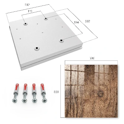Schlüsselkasten modern Holzstruktur