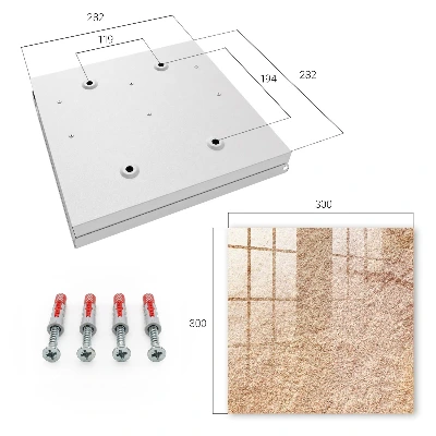 Schlüsselschrank Sandmuster