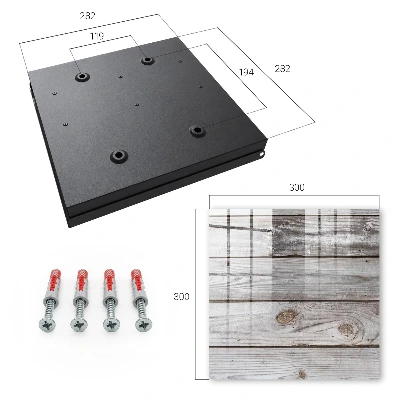Schlüsselkasten modern Holzstruktur