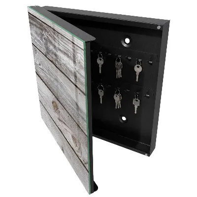 Schlüsselkasten modern Holzstruktur