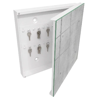 Schlüsselschrank für den Flur Rohbeton