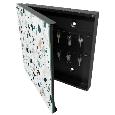 Schlüsselschrank Bunte Kieselsteine