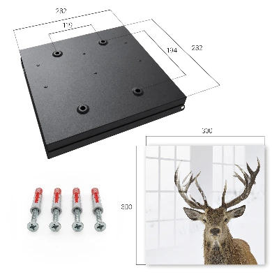 Schlüsselschrank Winterhirsch