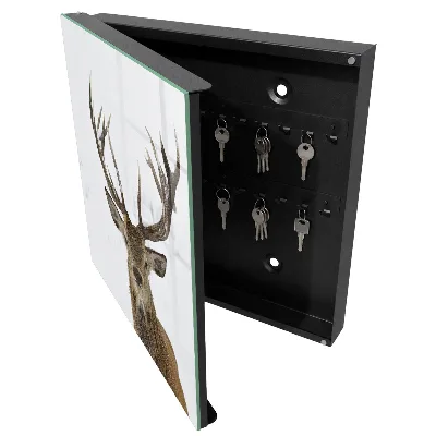 Schlüsselschrank Winterhirsch