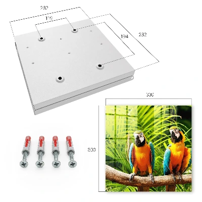 Schlüsselkasten modern Tropische Vögel