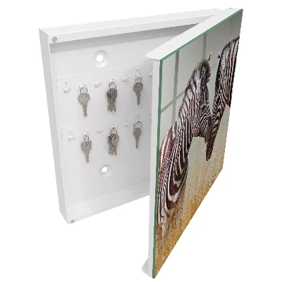 Schlüsselschrank Zebras zusammen