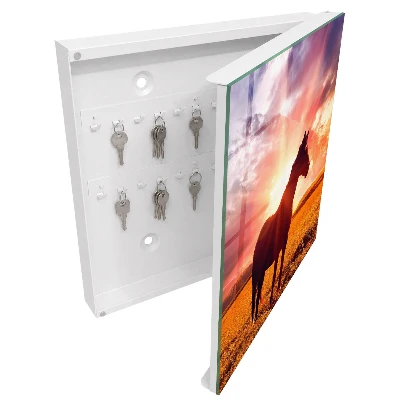 Schlüsselschrank Pferd in der Sonne