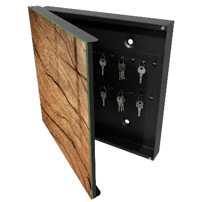 Schlüsselschrank Holzstruktur