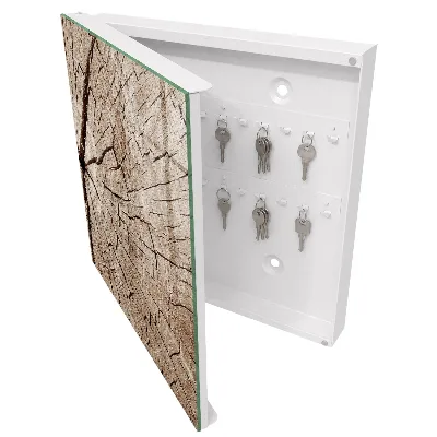 Schlüsselschrank für den Flur Holzmaserung