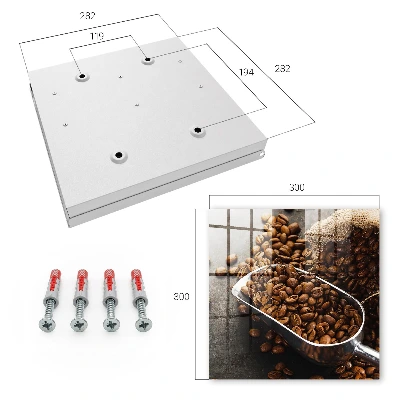 Schlüsselkasten modern Kaffeebohnen