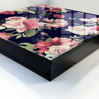 Schlüsselschrank für den Flur Romantische Blumen