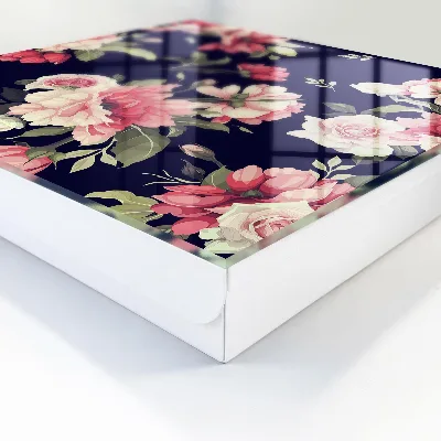 Schlüsselschrank für den Flur Romantische Blumen