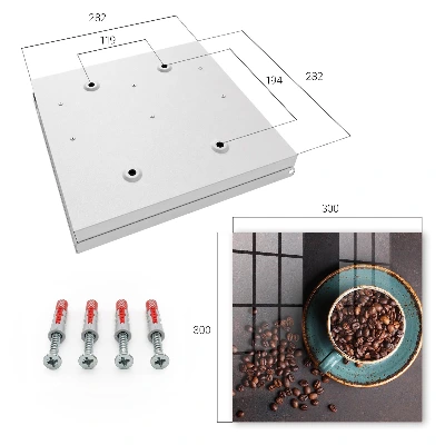 Schlüsselkasten modern Kaffeebohnen