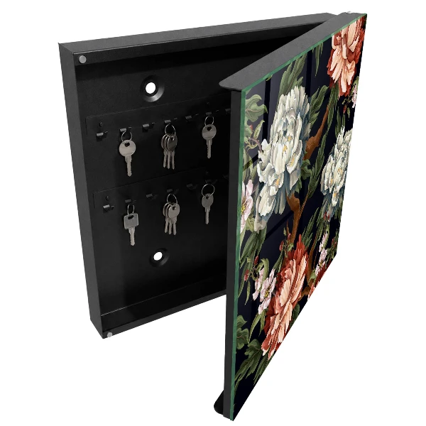 Schlüsselschrank für den Flur Blumen der Natur
