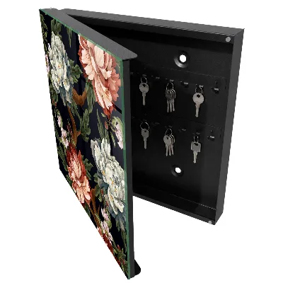 Schlüsselschrank für den Flur Blumen der Natur