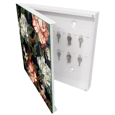 Schlüsselschrank für den Flur Blumen der Natur