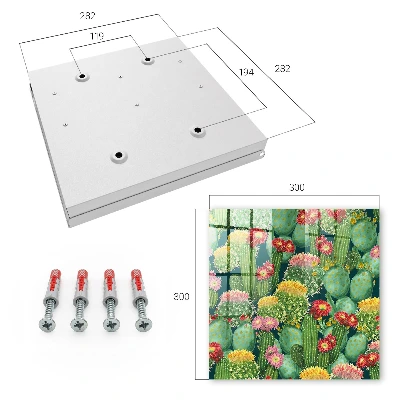 Schlüsselschrank Bunter Garten