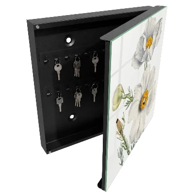 Schlüsselschrank Blumen Natur