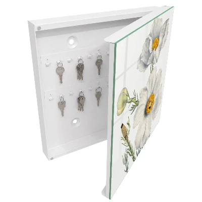 Schlüsselschrank Blumen Natur