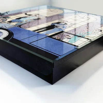 Schlüsselschrank für den Flur Blaue Partei