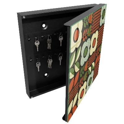 Schlüsselschrank Fröhliche Blumen